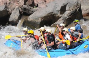 People rafting