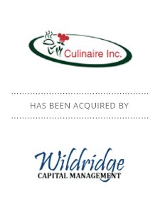 Culinaire Acquired by Wildridge Capital Management