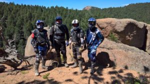 Group picture on a mountain