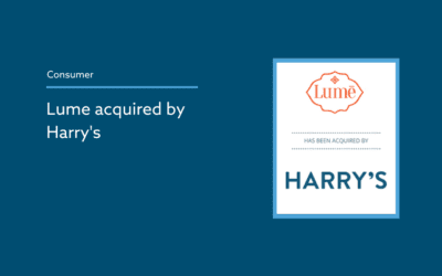 The Forbes M+A Group Serves as Advisor for Lumē Deodorant LLC in their Acquisition by Harry’s, INC.  